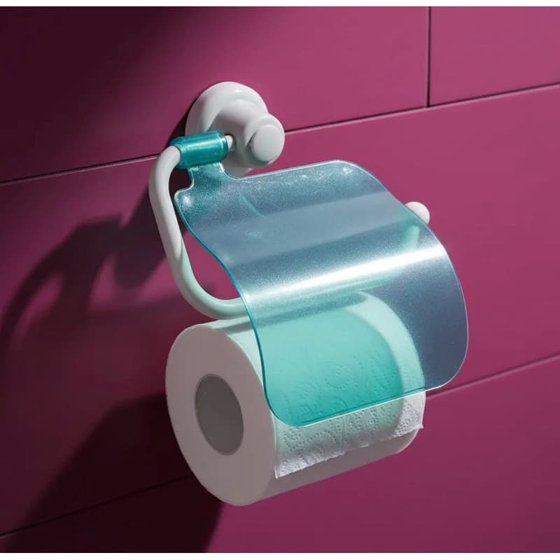PAPELEIRA VERDE COM BRANCO SUPORTE DE PAPEL HIGIÊNICO BANHEIRO ELEGANTE✨