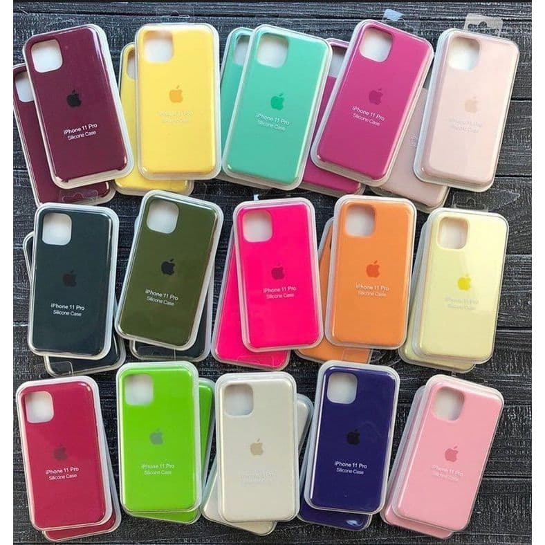 CAPAS IPHONE DE SILICONE AVELUDADO 12 AO 15(TODAS AS VERSOES)