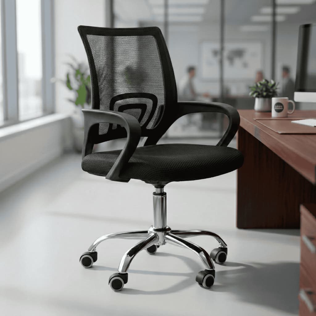 Cadeira Secretária Ergonômica Line Mesh Nr-17 Corporativa