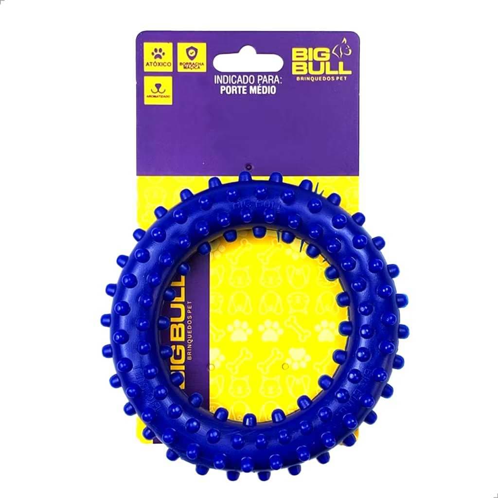 Brinquedo Pet Anel Pneu Maciço de Borracha Cães Médio Grande