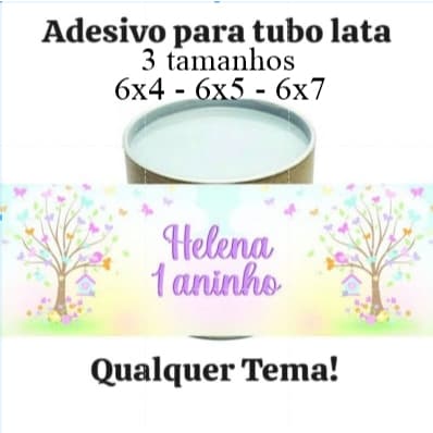 Adesivos para tubo lata 6x4/6x5/6x7