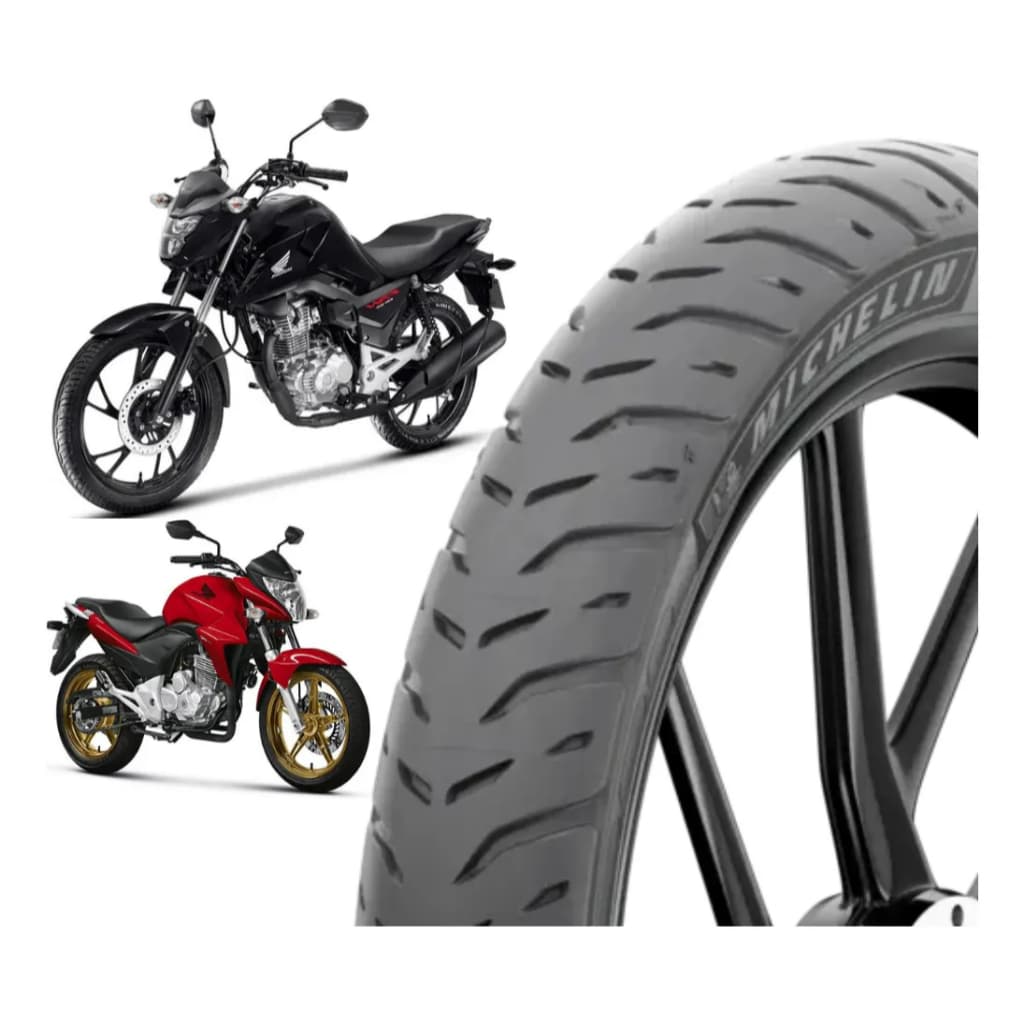 Pneu Dianteiro MT03 Fazer CB300 110/70-17 Michelin Pilot Street 2 390 duke g310r
