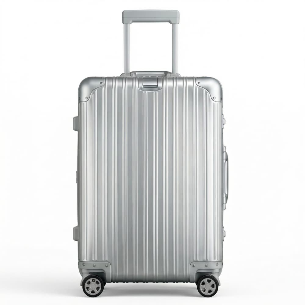 Mala De Viagem 10KG Aluminio Reforçado Com Cadeado TSA Puxador Expansivel Rodas Duplas + Capa Transparente A268-10KG