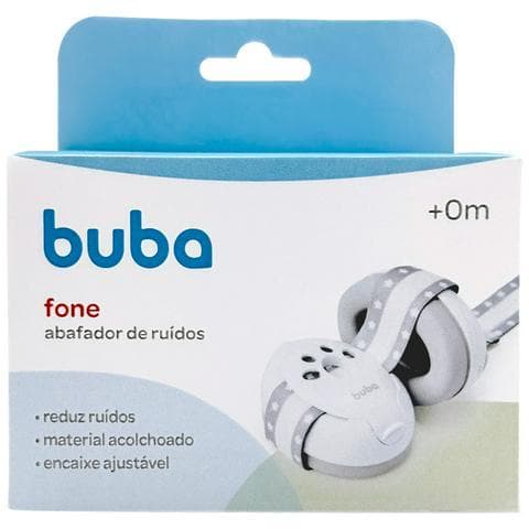 Fone Abafador de Ruído Infantil Buba – Protetor Auditivo Confortável para Bebês e Crianças