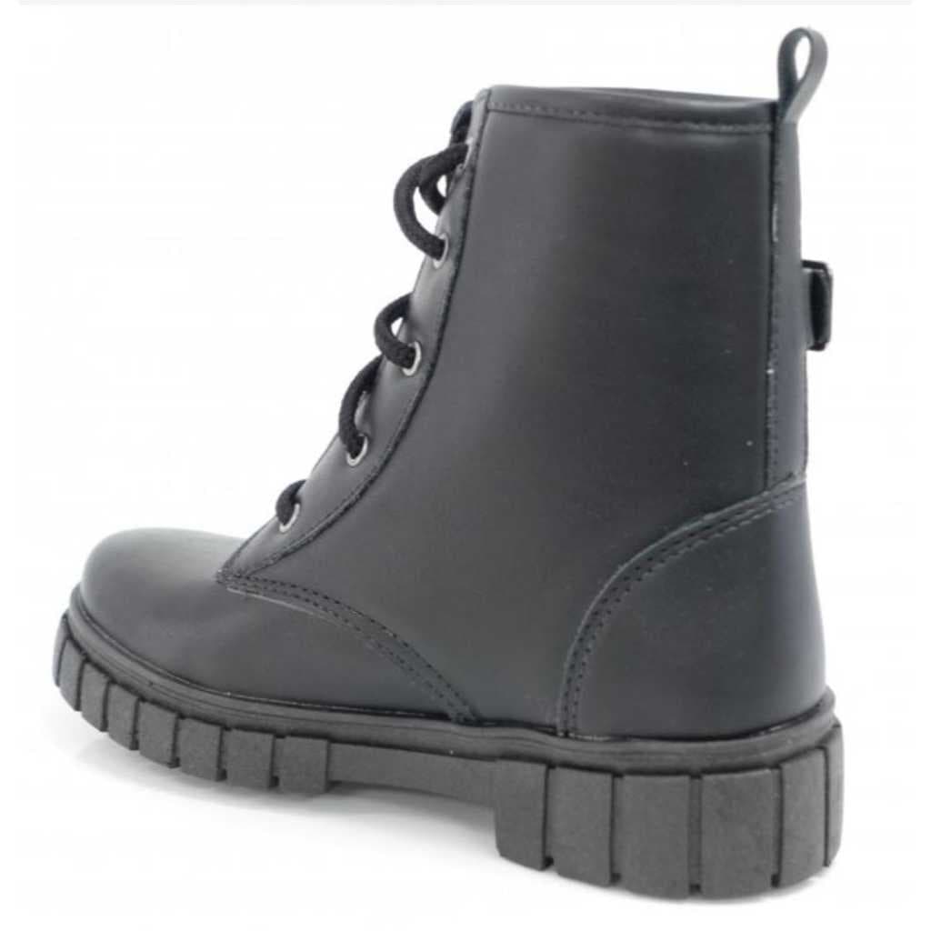 Bota Coturno Infantil Tratorada Com Bolsinha Nilqi