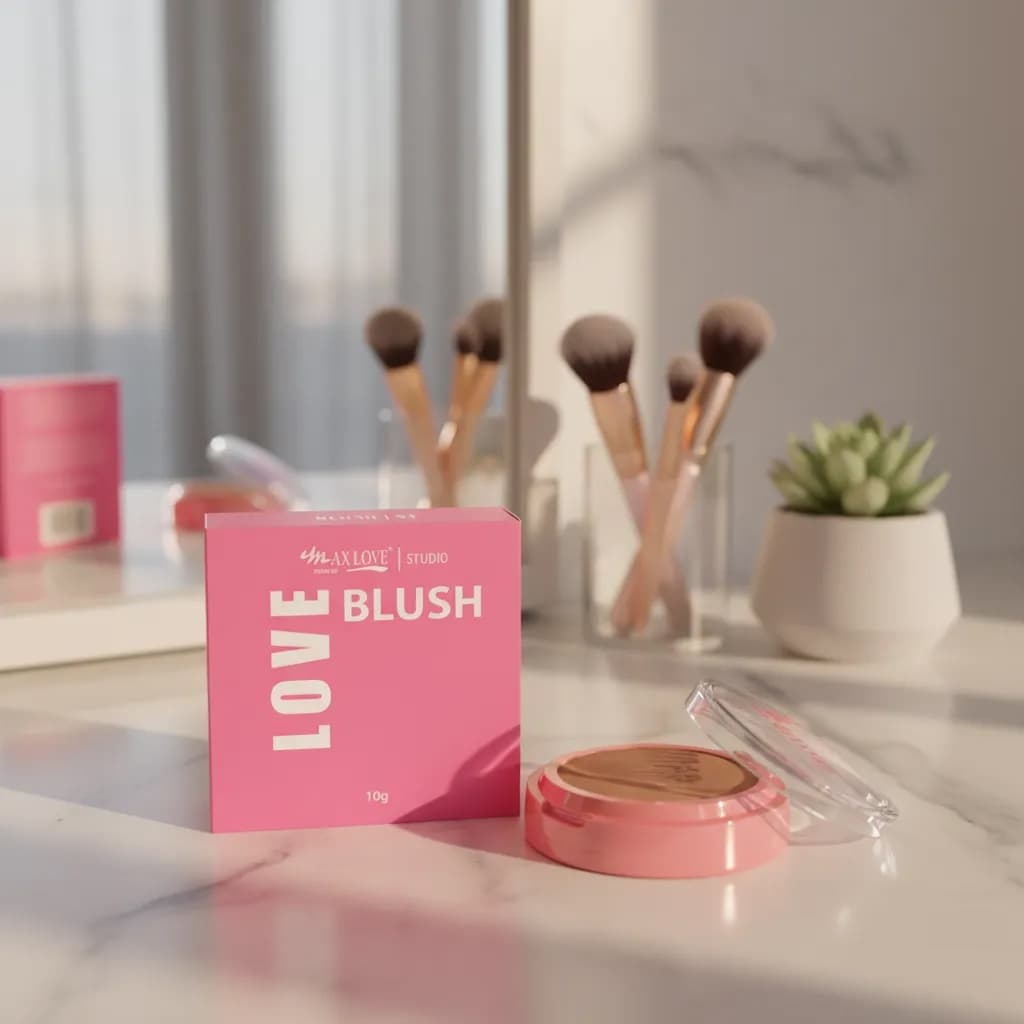 Blush Matte Ultrafino Max Love Textura Perfeita Lançamento Max Love - Escolha as Cores Preferidas