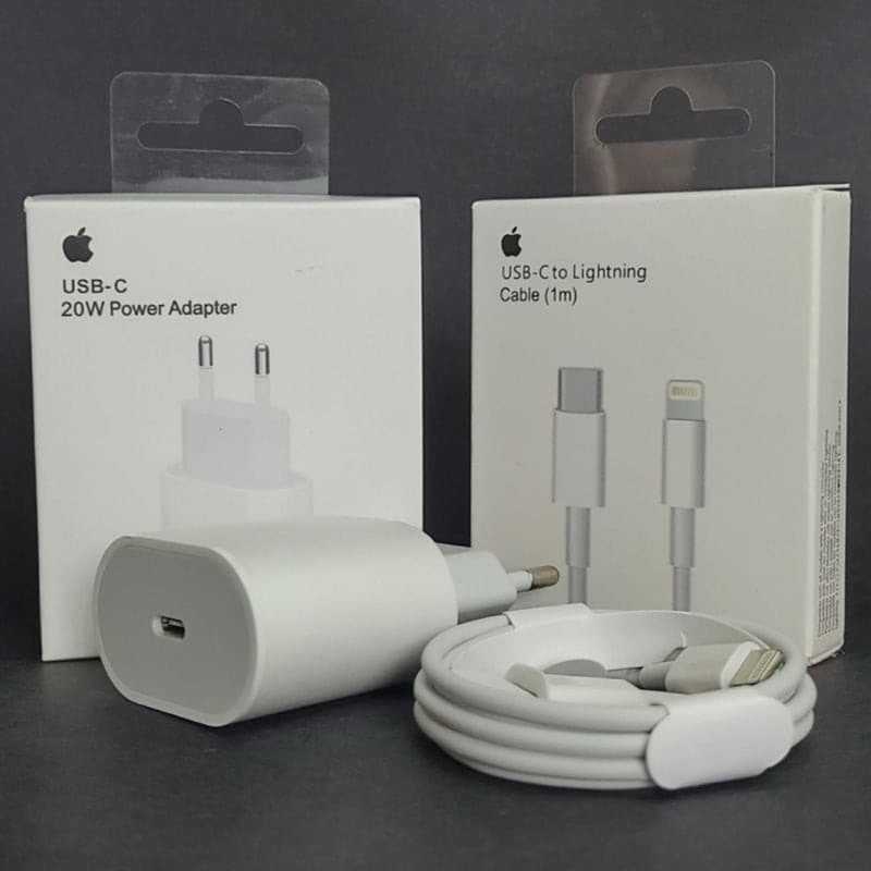 Kit Carregador Original 20W USB-C Rápido para iPhone Carregamento Turbo | Alta Qualidade garantia com nota fiscal