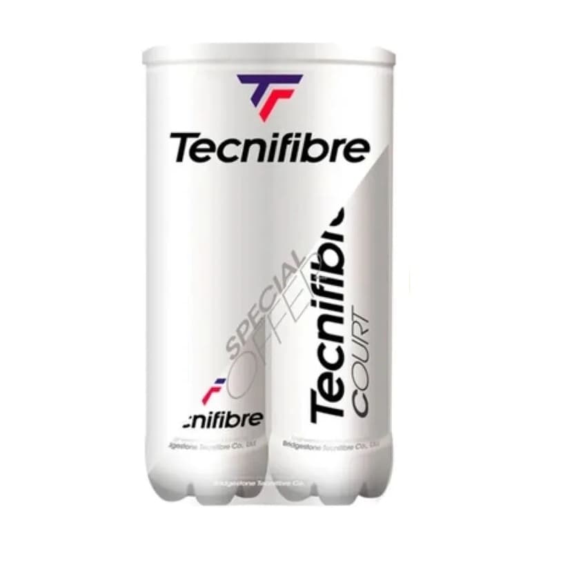 Bolas De Tênis Tecnifibre Court - Bipack 8 Unidades