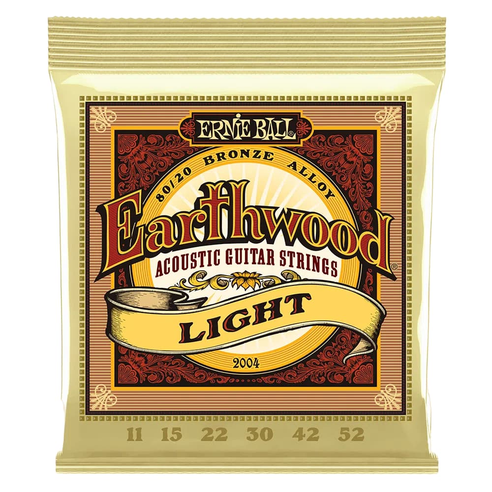 Encordoamento Ernie Ball Violão Aço 011 Earthwood Light 2004