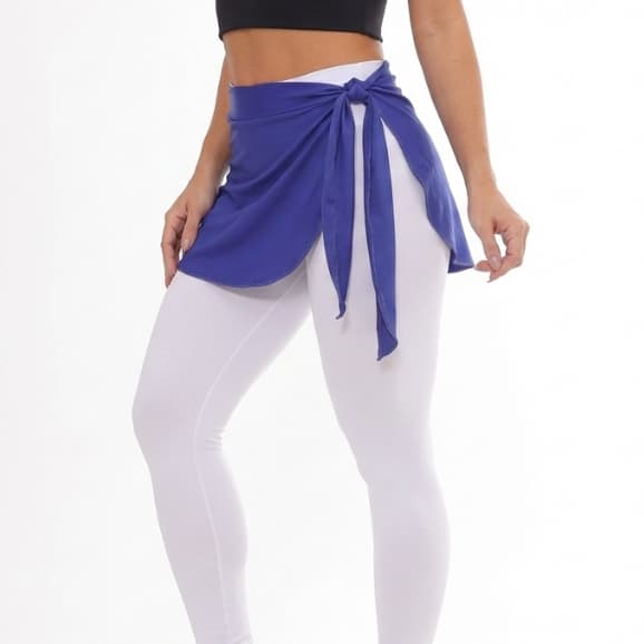 Kit com 2/3 Unidades Tapa Bumbum Estilo Saia Fitness Roupas de Academia Feminina