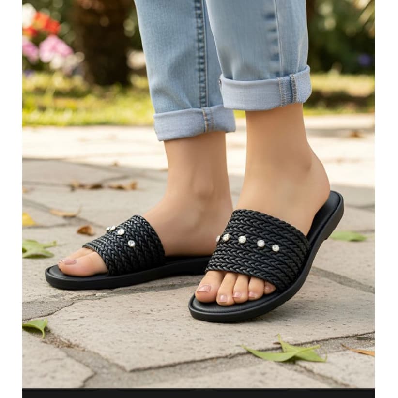 Chinelo Rasteira Feminina Elegante Casual