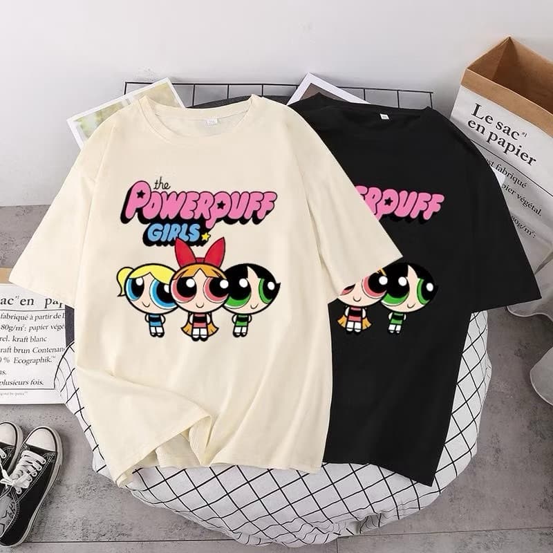 Camiseta Estilosa Feminina Meninas SuperPoderosas Blusa 100 Algodão