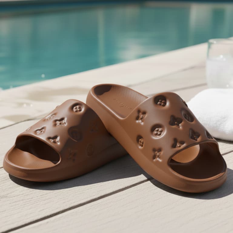 Chinelo Papete Slide Confortável Leve Estiloso Sandália Nuvem Design Elegante Para Uso Diário