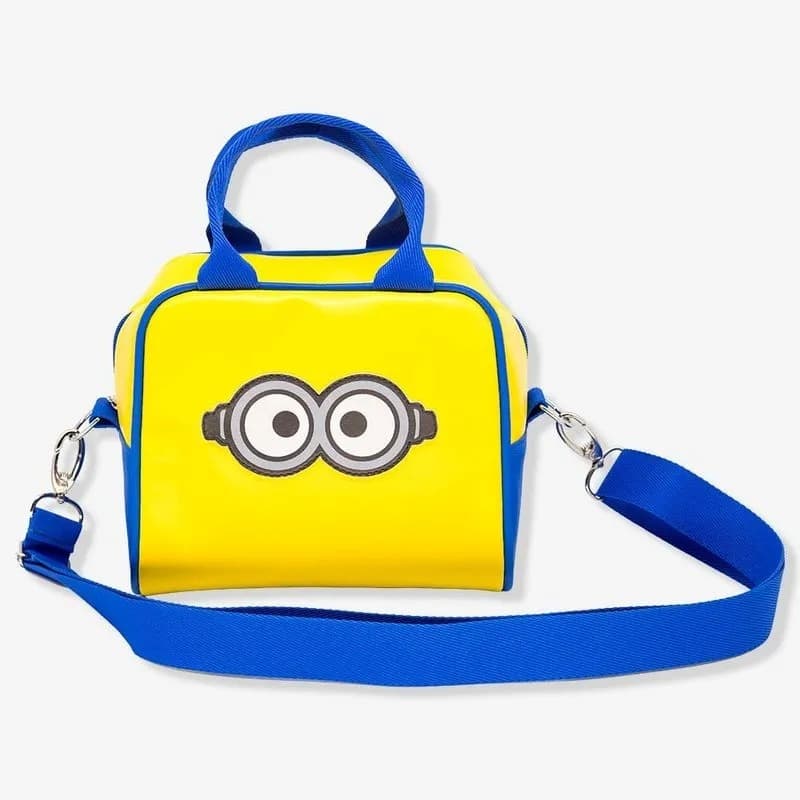 Lancheira Térmica Minions Bolsa Infantil Grande Escola Passeio Alça Menino e Menina