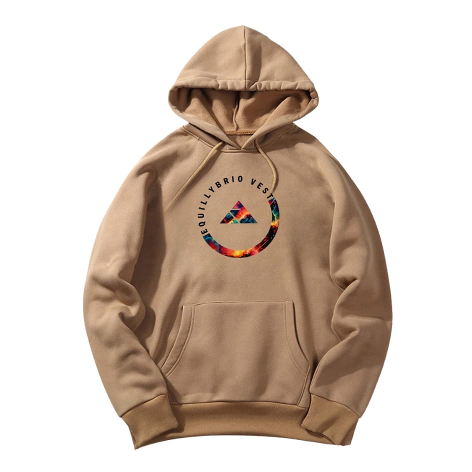 Moletom Canguru Equillybrio Circulo Agasalho Casual Com Capuz