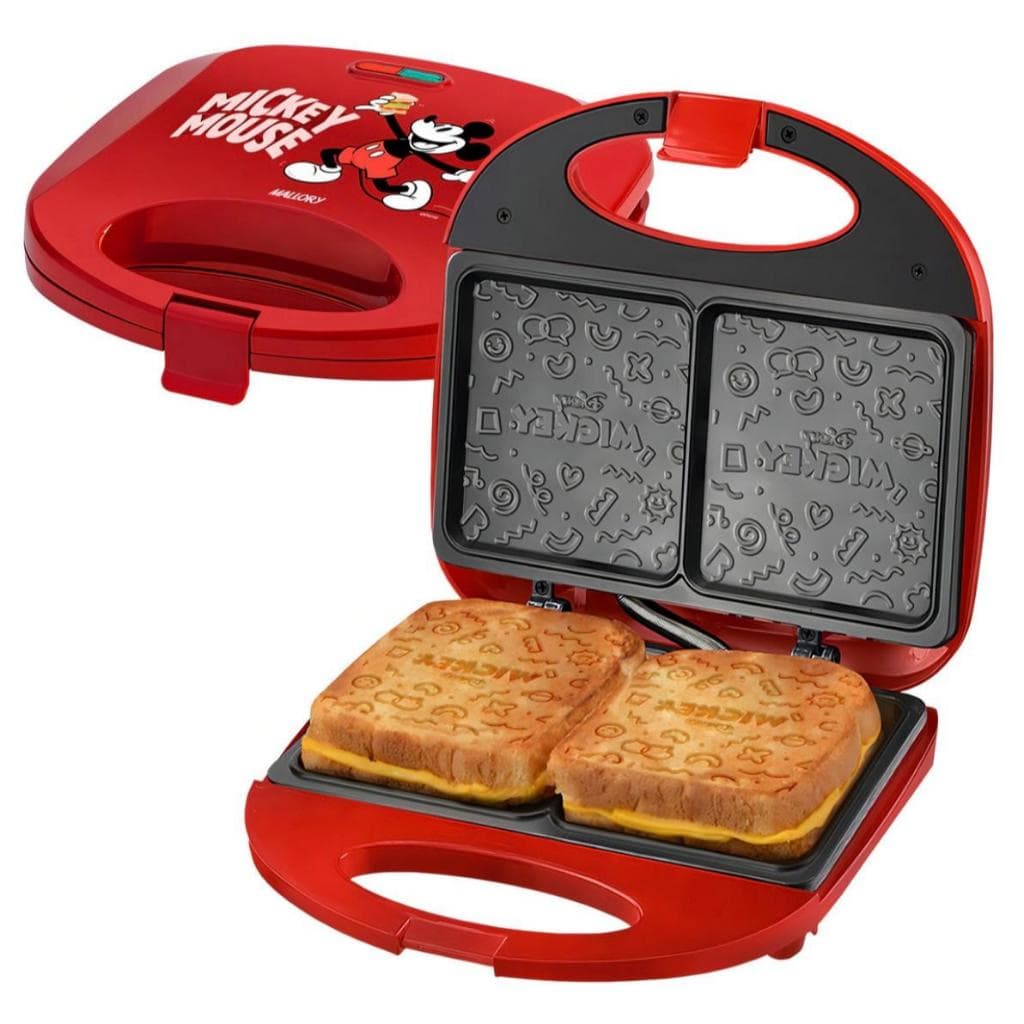 Sanduicheira Grill Mickey Mouse Funny Plates 110v Mallory