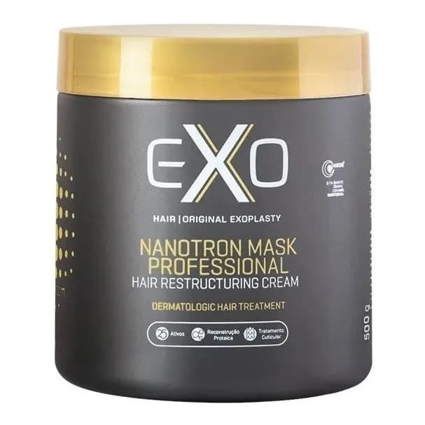 Mascara Reconstrutora Exo Hair Nanotron Professional 500g.NF