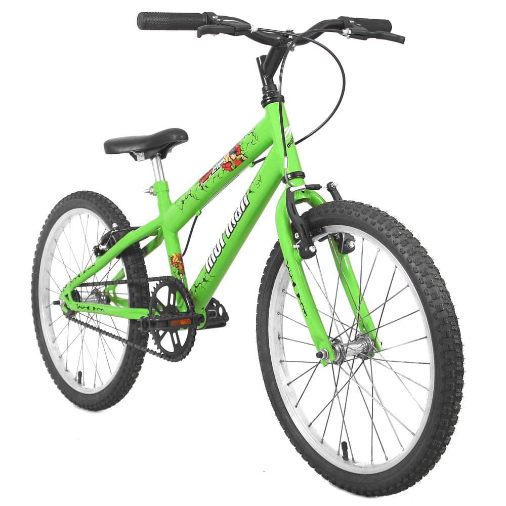 Bicicleta Infantil Aro 20 Top Kid MTB Freio V-Brake Aro Alumínio Quadro Rebaixado Infantil