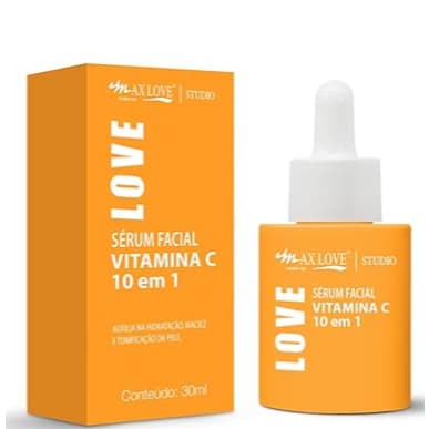 Sérum Facial Vitamina C 10 em 1 lançamento Max Love - Original