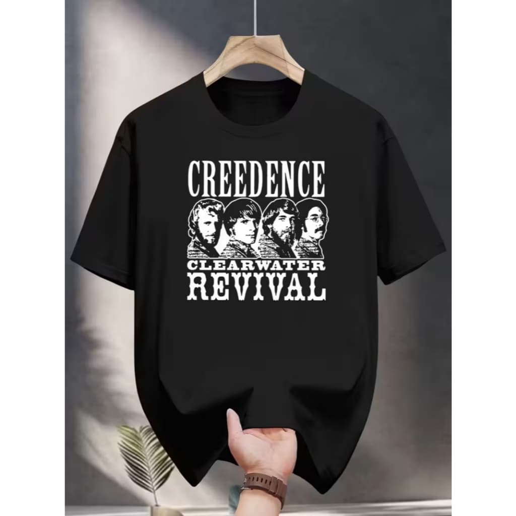 CAMISETA UNISSEX 100% ALGODÃO EXCLUSIVA CREEDENCE REVIVAL NOSTALGIA ANOS 80