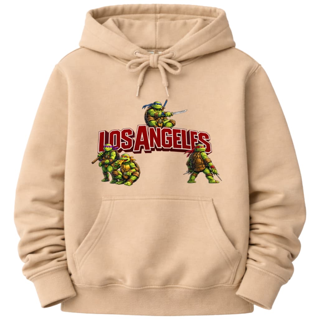 Moletom Infantil Tartarugas Ninja Los Angeles Estampa 3D Personagens Ninja Menino
