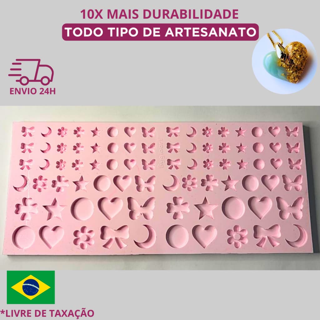 Molde silicone 82 pingentes mini jóia brinco colar artesanato resina diy decoração fofo circulo laço lua flor chaveiro