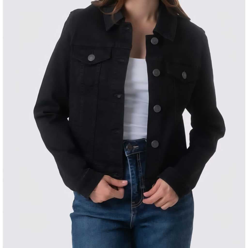 Jaqueta Feminina Jeans Adulto Estilo Casual