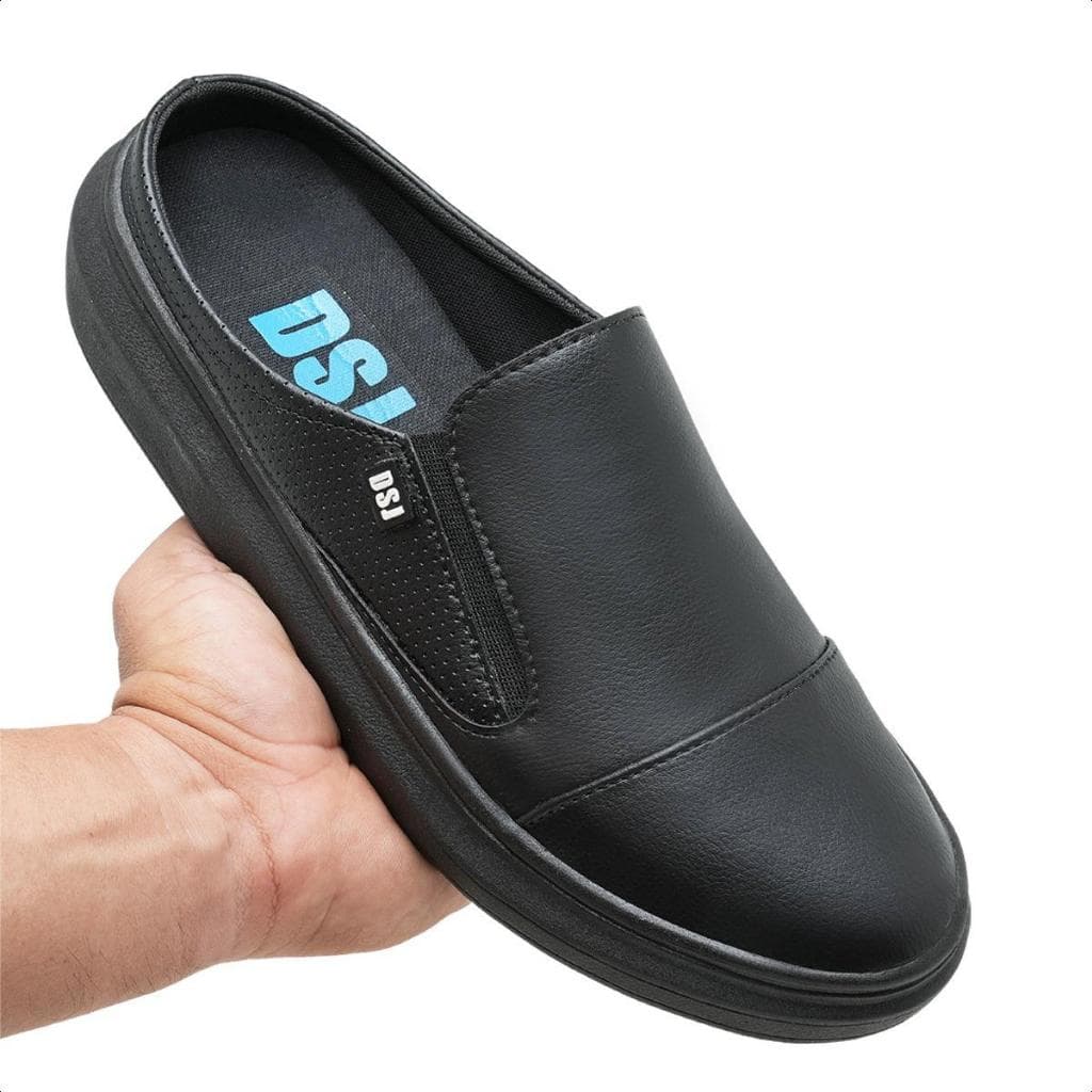 Sapato Sapatenis Masculino Tenis Mule Slip On Leve Elegante Confortável