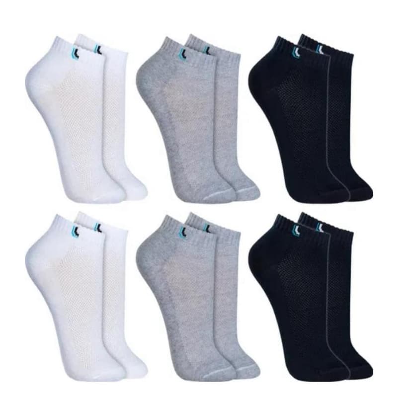Kit 6 Pares Meia Soquete Premium Unissex