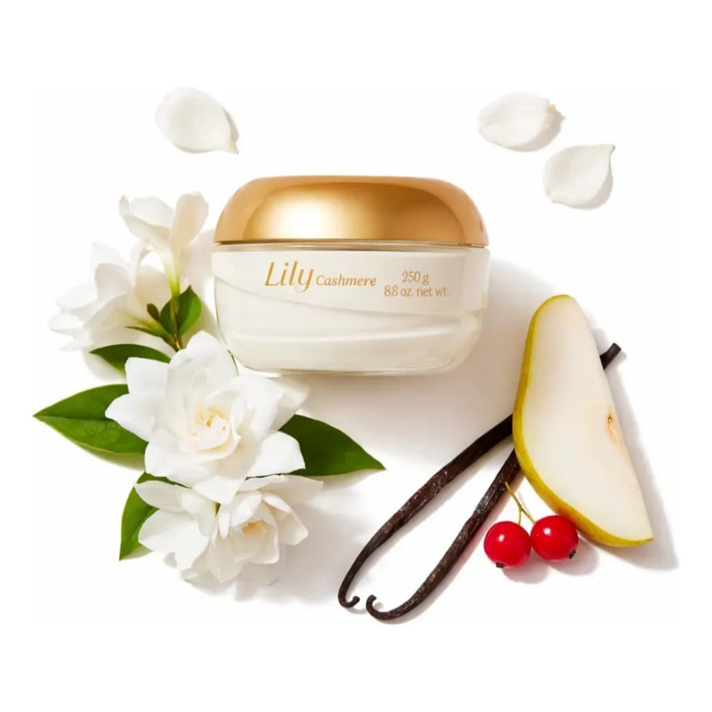Creme Acetinado Hidratante Desodorante Corporal Lily Cashmere 250g