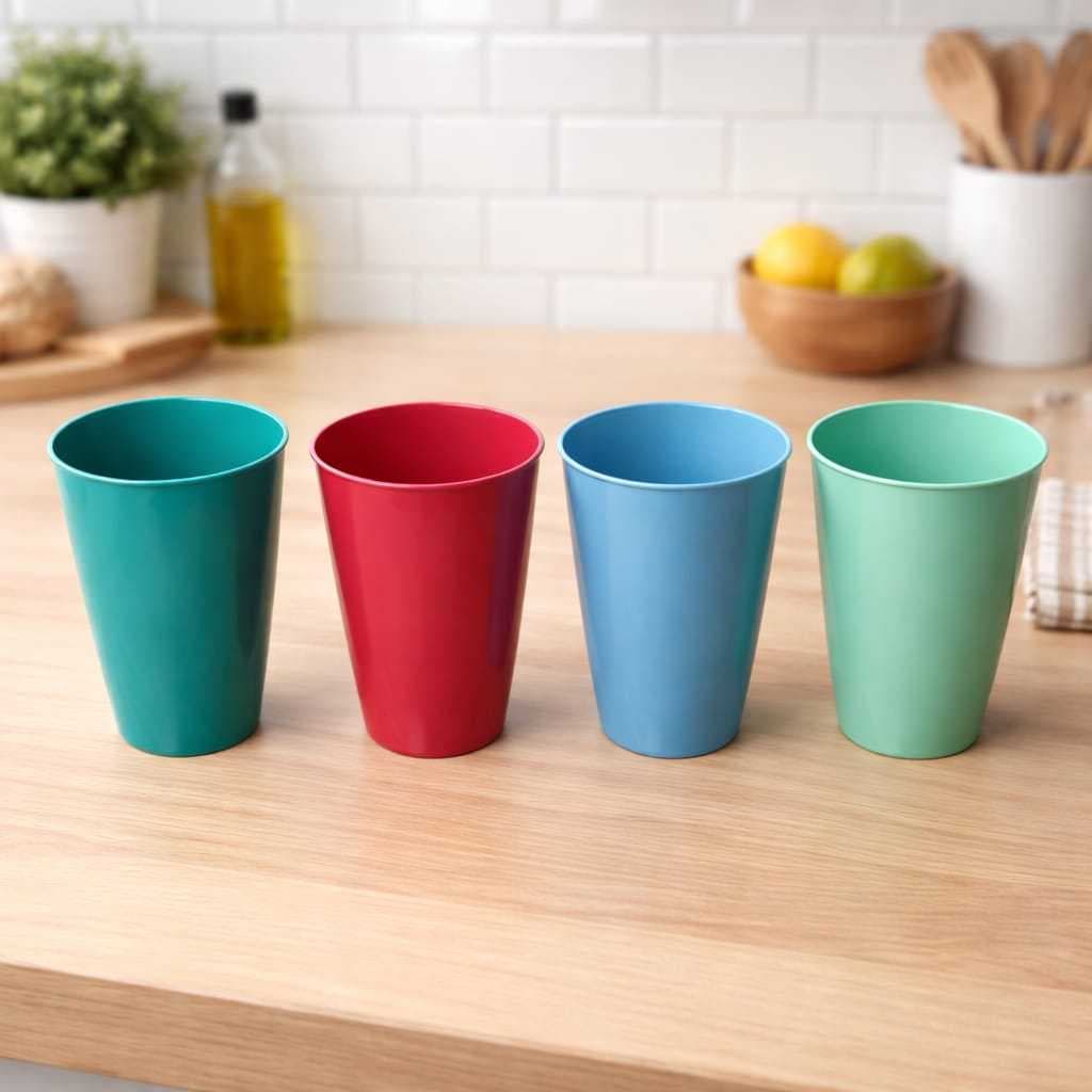 Kit 100 Copos Plásticos 350ml Reutilizável, ideal para festas, churrascos, eventos, criança merenda