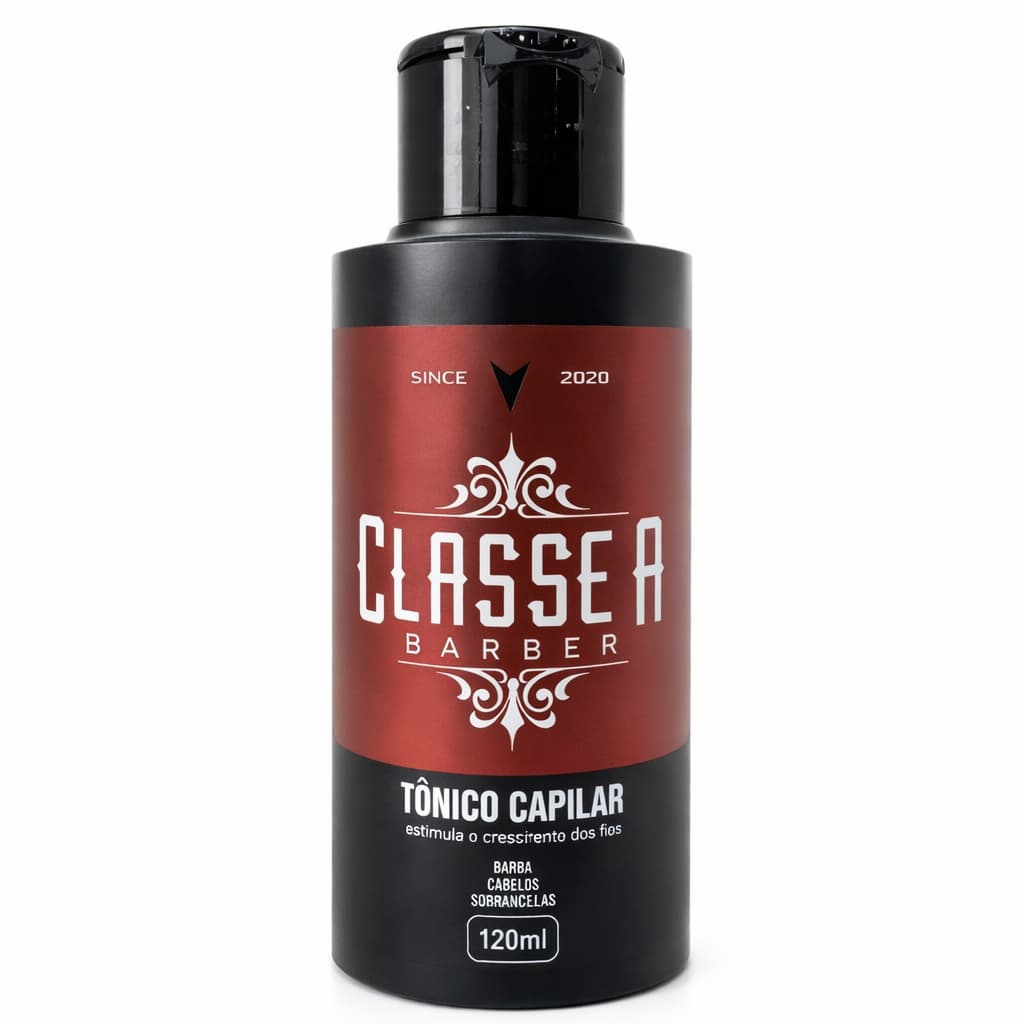 Tônico Capilar Classe A Barber Creme 120ml Crescimento Barba Cabelo Anti Queda Fortalecedor