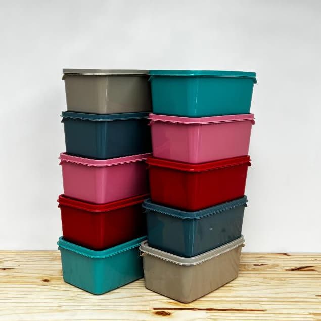Potes Retangulares Kit 10 Marmitas Para Armazenar Alimento
