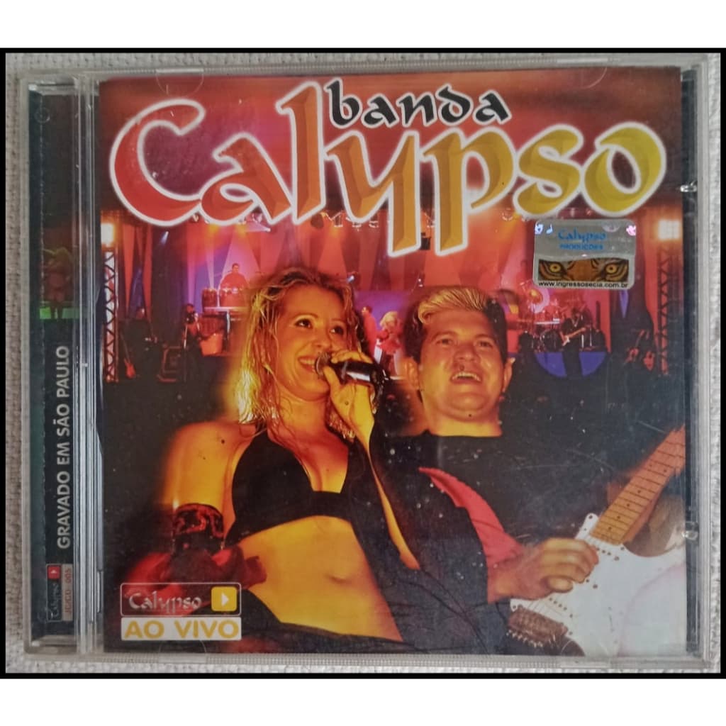 CD Banda Calypso - Ao Vivo em São Paulo - Original