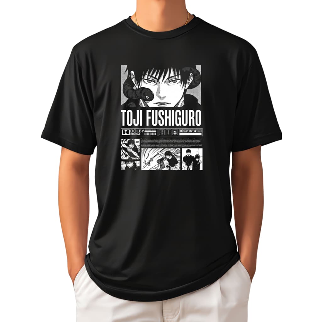 Camiseta Camisa Jujutsu Toji Fushiguro