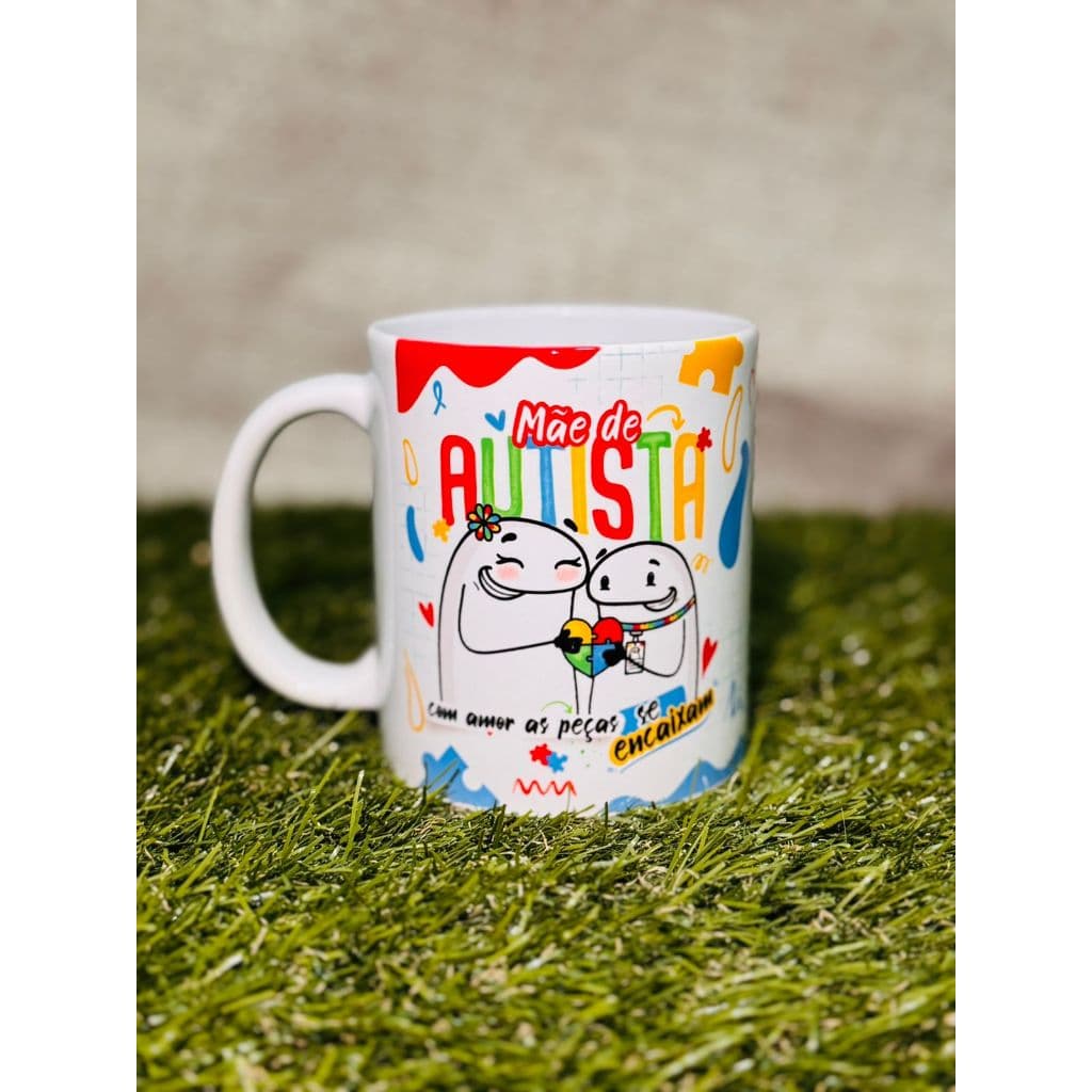 Caneca mãe, caneca dia das mães, caneca mãe de autista, autista, amor por austista