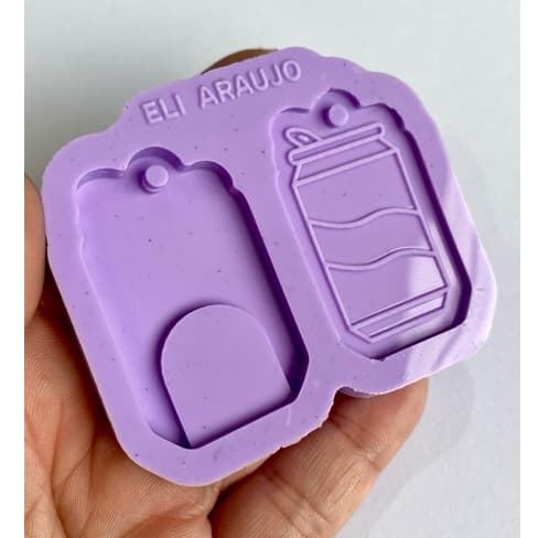 Molde de Silicone abridor de lata - latinha abridor