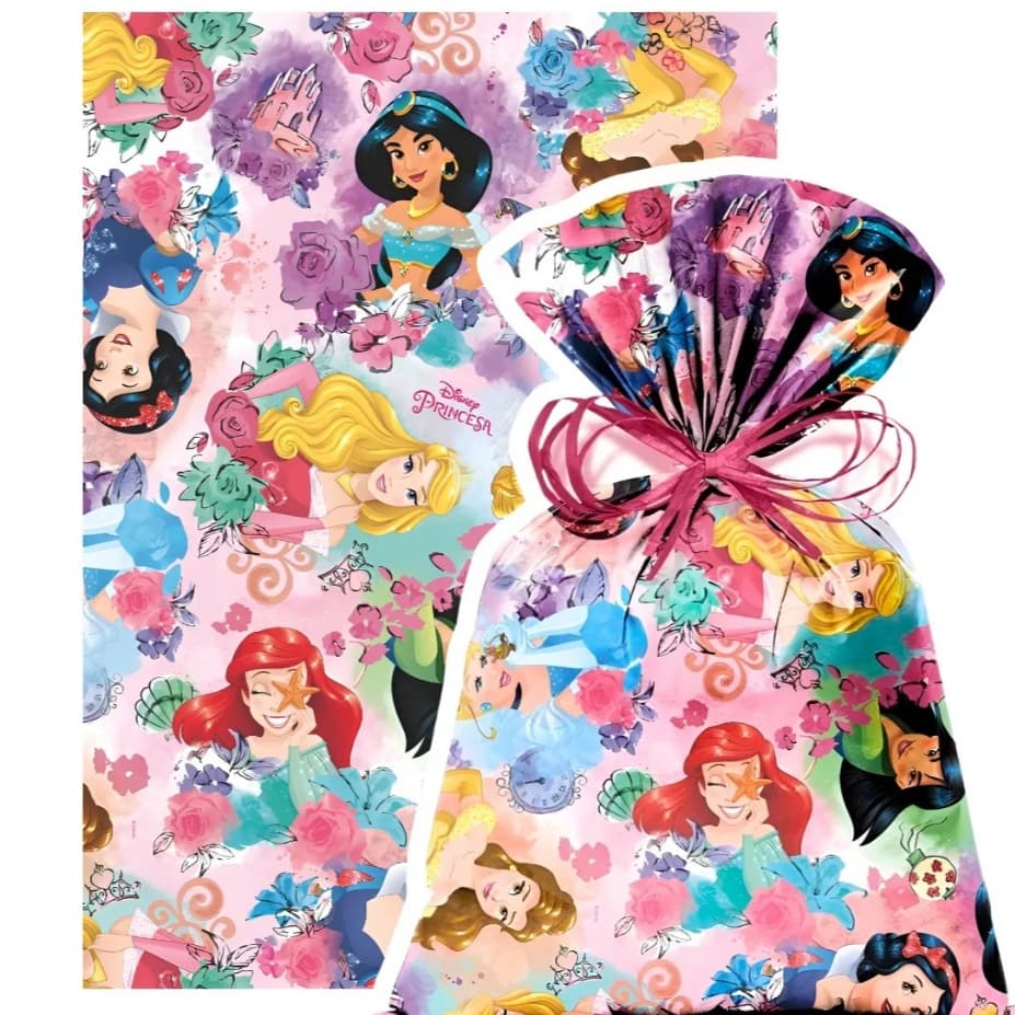 Saco Para Presente Cromus  Princesas Disney 50x70 (G3) UNIDADE