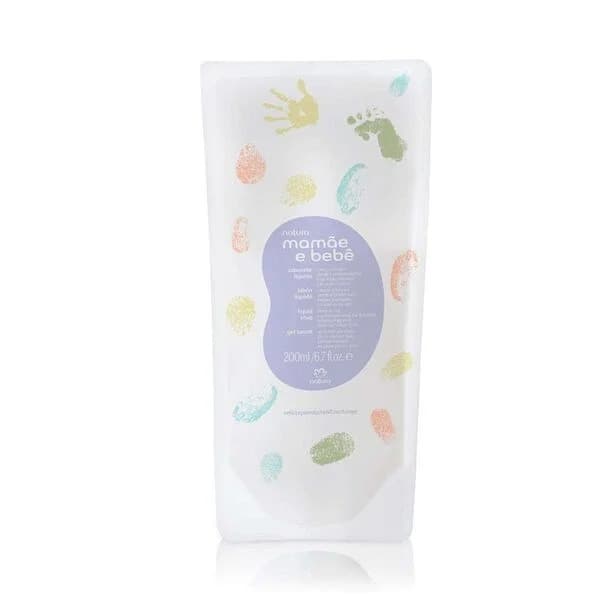 Refil Sabonete Líquido Relaxante Mamãe e Bebê 200ml Natura