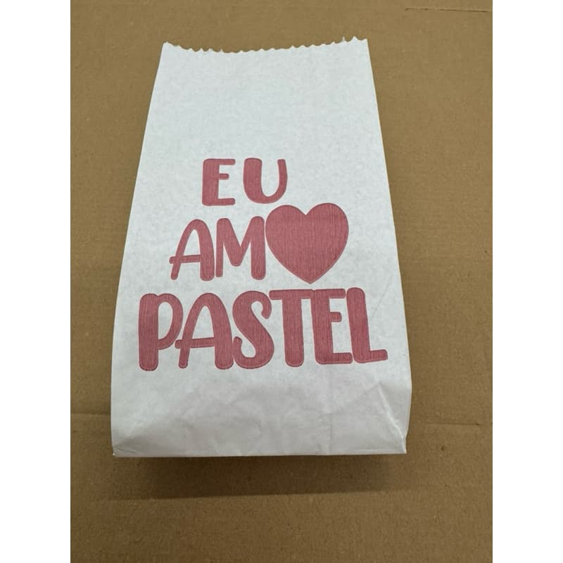 Sacos Para Pastel com Barreira de Gordura 1/2kg c/500 (10cm x 19cm) (EMBALE BEM)