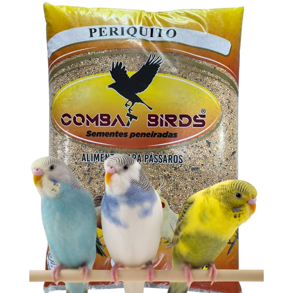 RAÇÃO PERIQUITO COMBAT BIRDS - 5KG