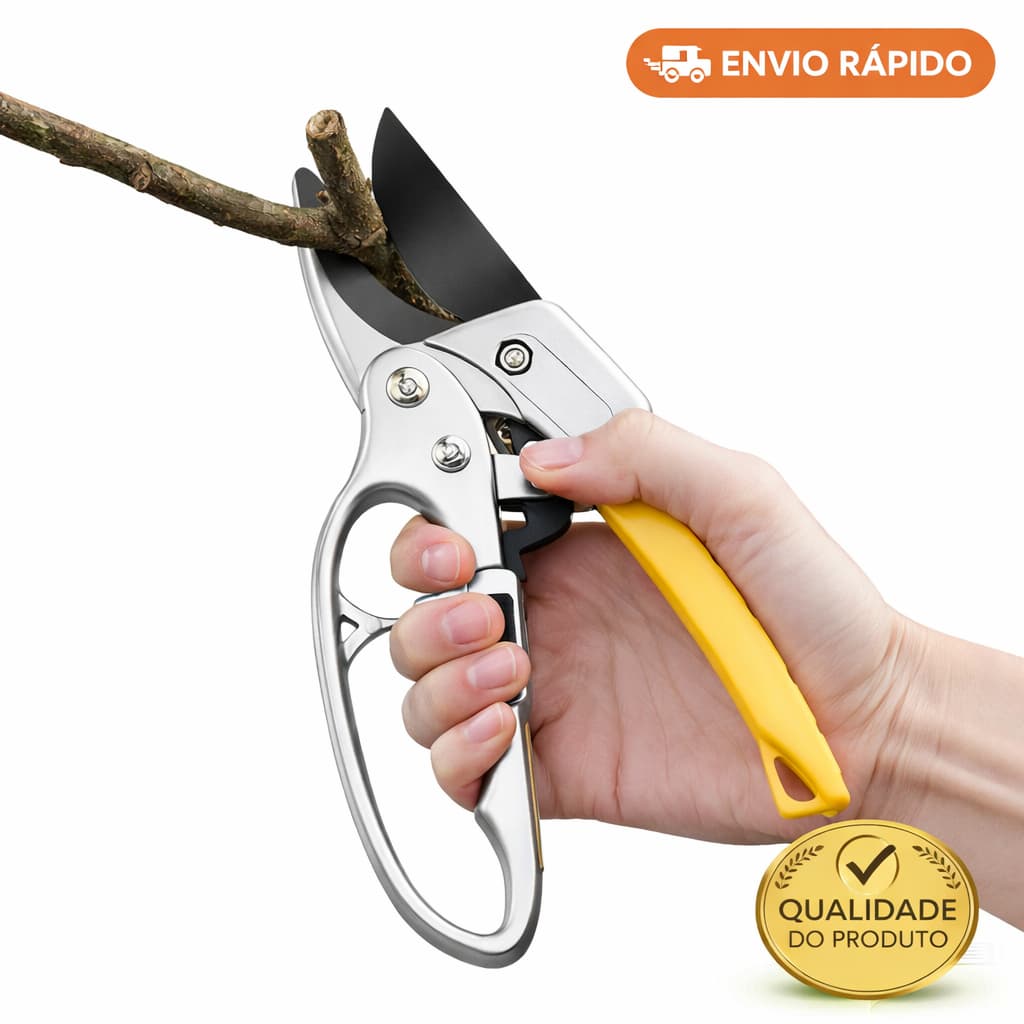 Tesoura De Poda Galhos Com Multiplicador De Força Aço Carbono Original Podador