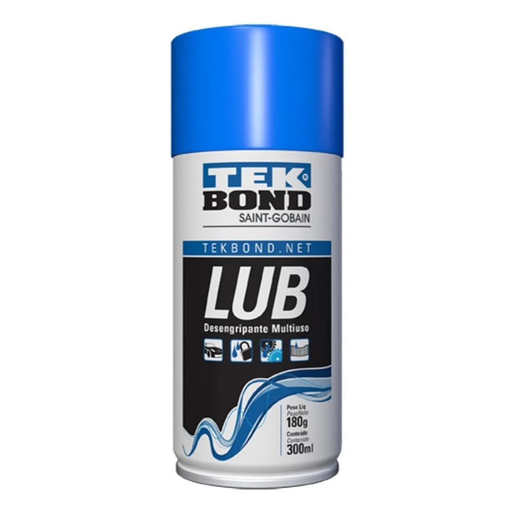 Desengripante Spray 300ml 180g Lubrificante Multiuso Portas Dobradiças Portões E Ferramentas