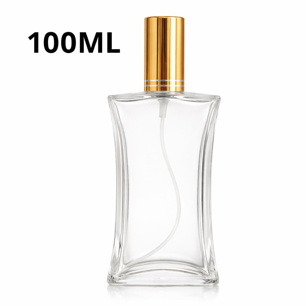 Frasco para Perfume de Vidro Porta Perfume  Luxo Dubai 100ml