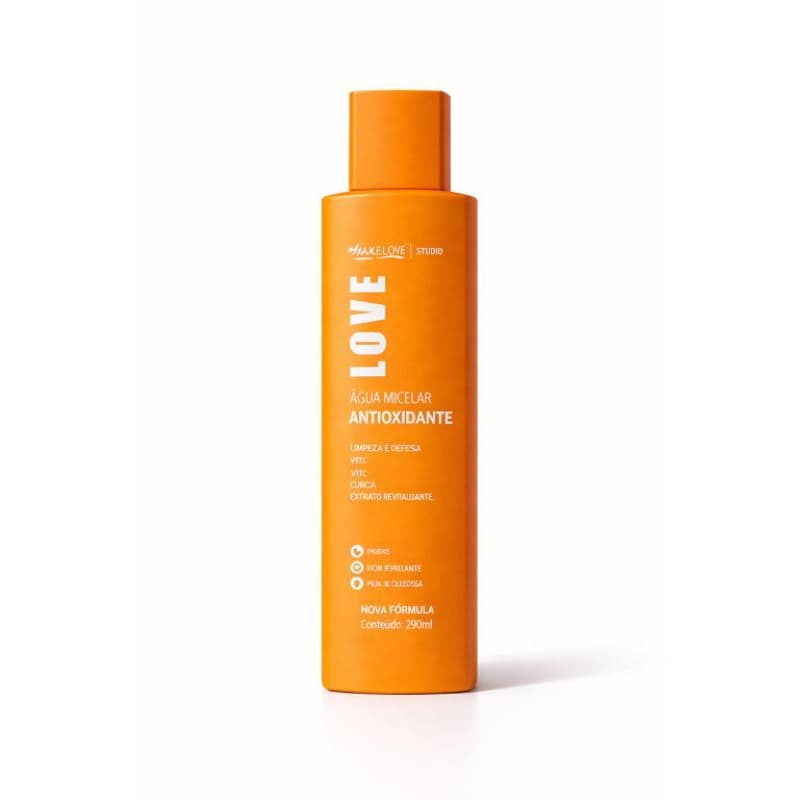 Água Micelar Antioxidante Max Love 290ml | Limpeza, Hidratação e Proteção