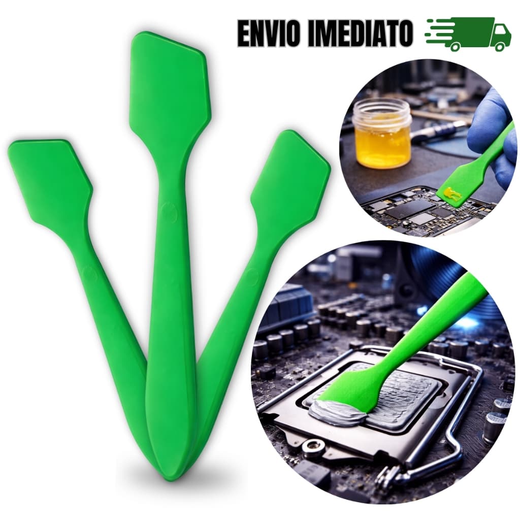 Espátula Antiestática Pasta Térmica Fluxo Solda Aplicador CPU GPU Reballing Notebook PS3/PS4/PS5