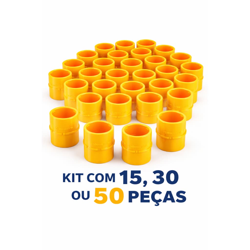 Kit Luva Emenda Conduite Eletroduto 3/4 Krona - 15/30/50 - Pcs