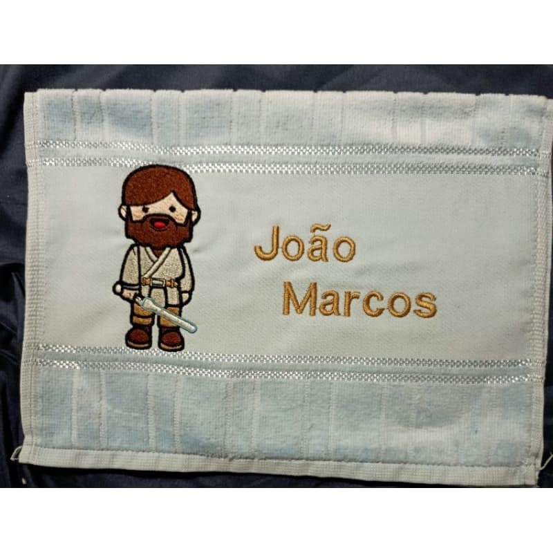 Toalhinha Lavabo Personalizada Bordada 30x45cm Star Wars