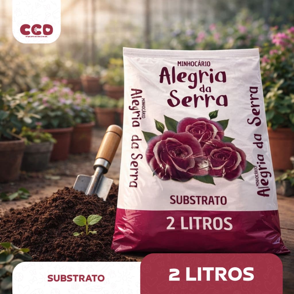 Substrato Orgânico Alegria da Serra 2L