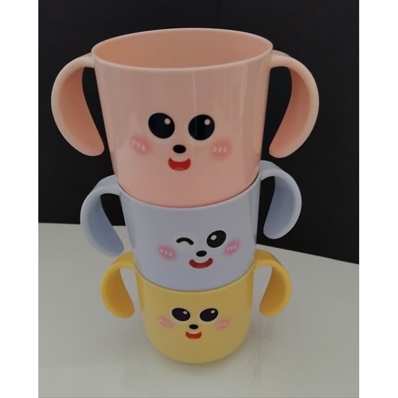 caneca de plástico 300ml infantil animais sortidos